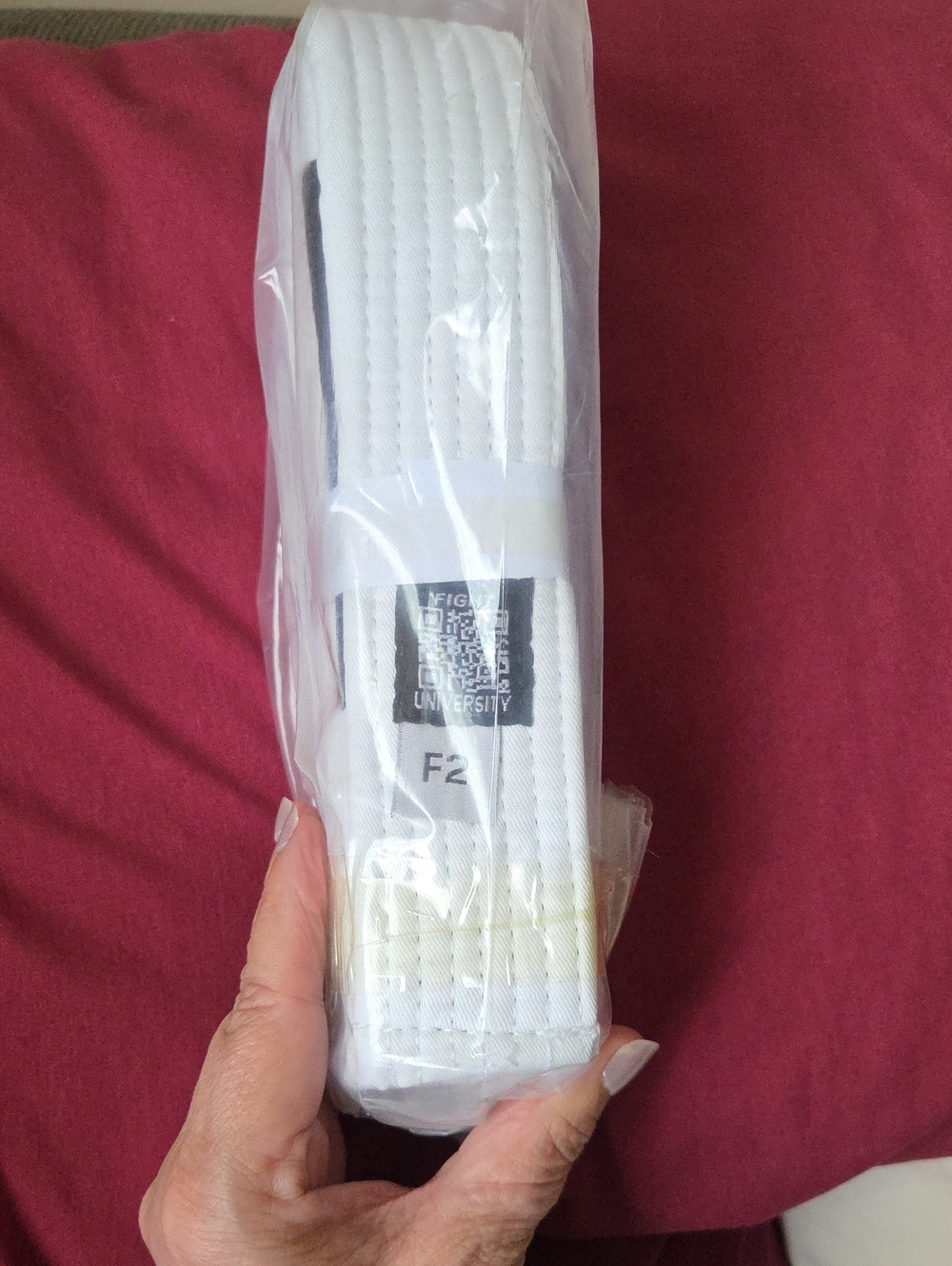 White Martial Arts Belt - Unbranded F2